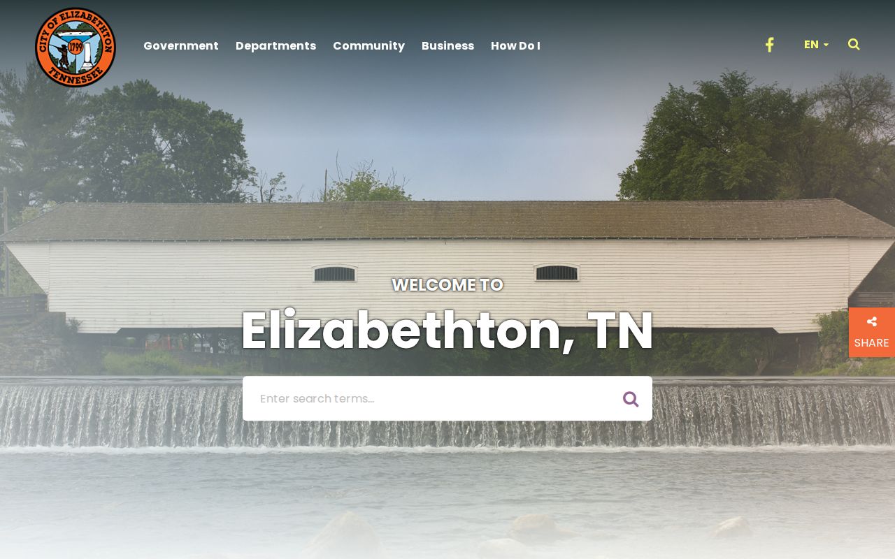 Elizabethton warrant records route from the official city court and police navigation